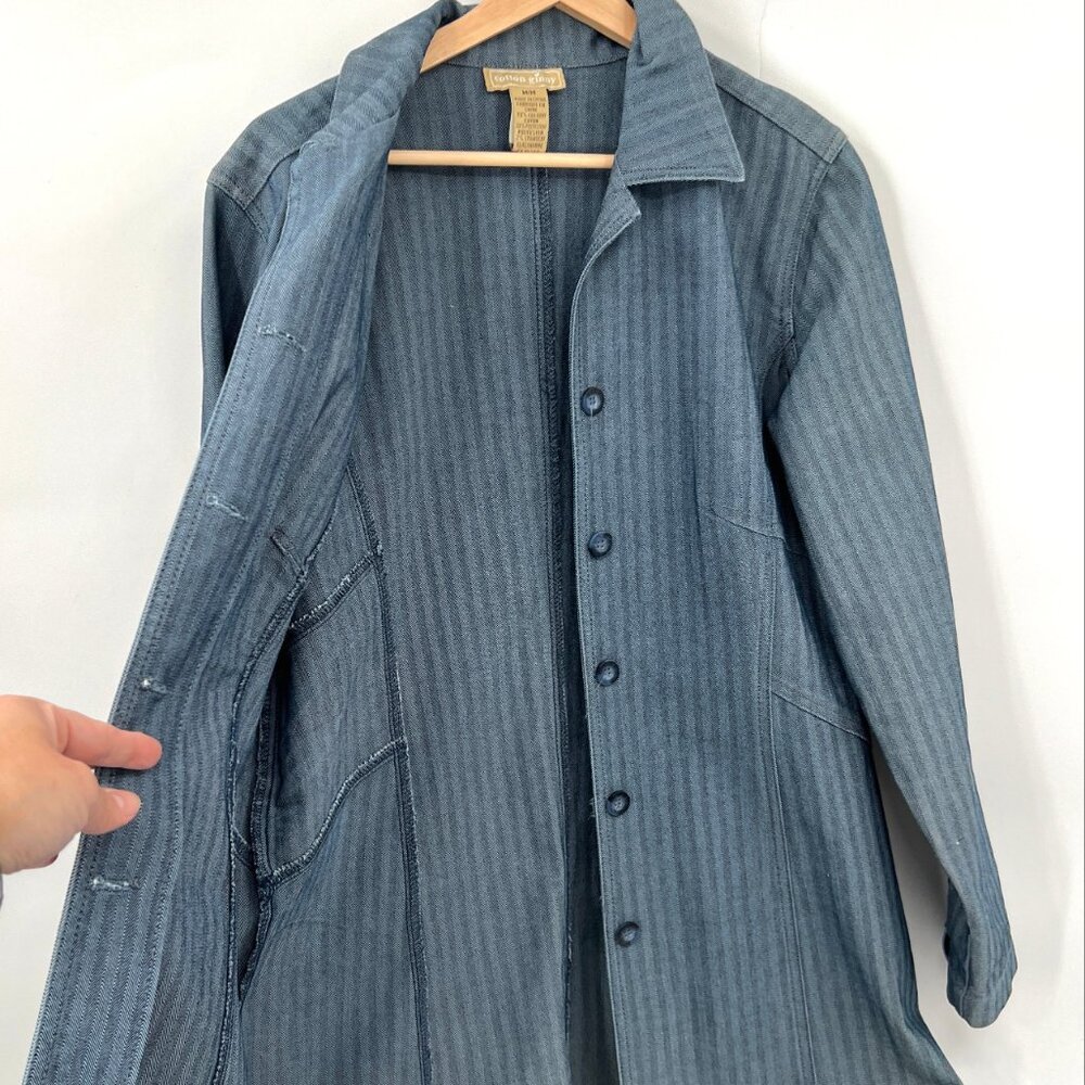 Vintage Cotton Ginny Long Denim Jacket - Picture 3 of 5